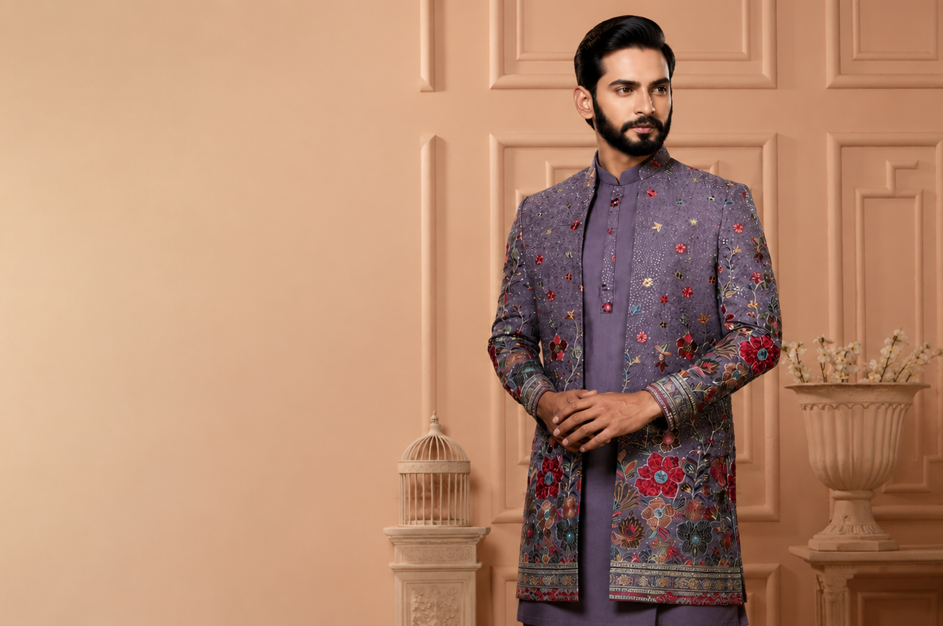 Indo-Western-Sherwani-for-Men Laroyal