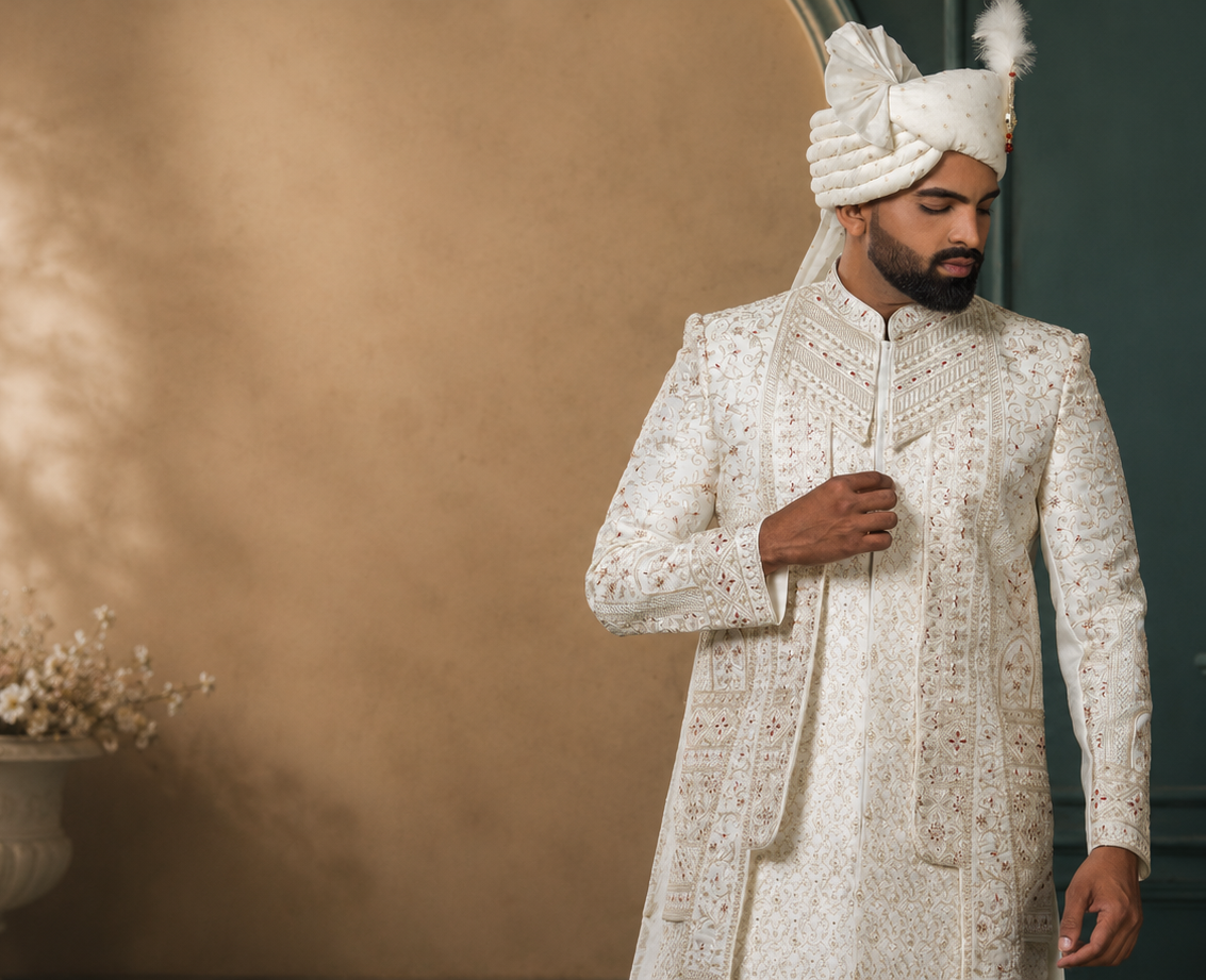 Wedding Sherwani For Groom Laroyal